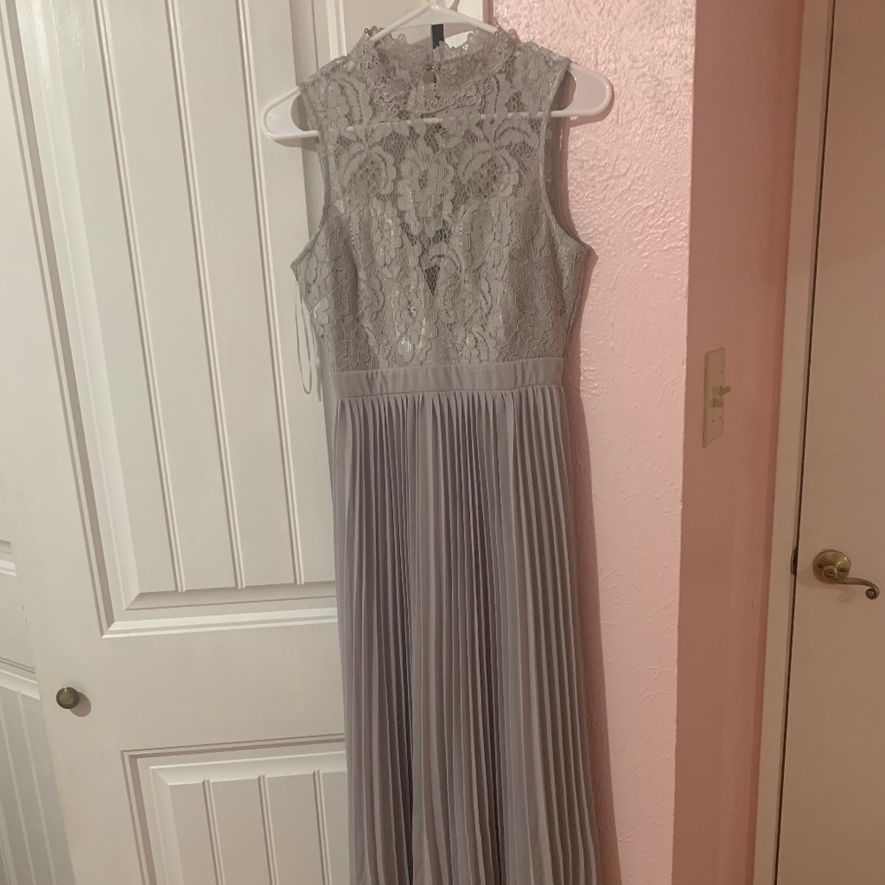 Grey Gown for Special Occasion (Petite)